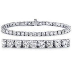 Real Sparkling Diamonds Women's Tennis Bracelet
