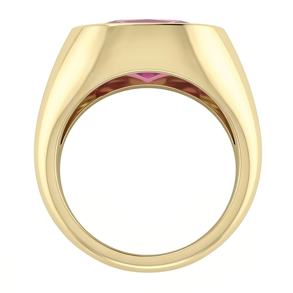 Red Ruby Signet Ring