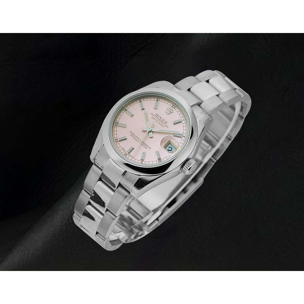 Rolex Datejust 31mm Pink Index Stainless Steel Ladies Watch