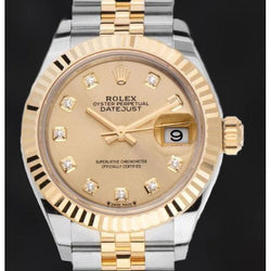 Rolex 279173 Ladies Beautiful Diamond Dial Two Tone Watch