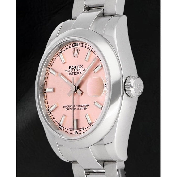 Pink Luminous Dial Ladies Watch