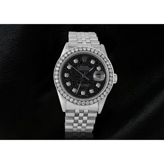 Black Jubilee Diamond Dial Men's