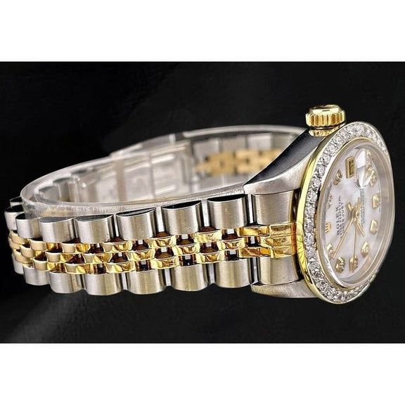 Ladies 26mm 18k Yellow Gold