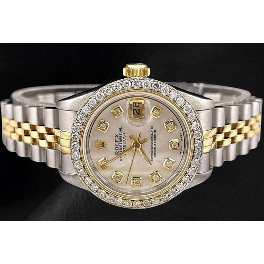 Rolex Date-just Ladies 26mm 18k Yellow Gold & Steel Ladies Watch