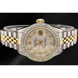 Rolex Date-just Ladies 26mm 18k Yellow Gold & Steel Ladies Watch