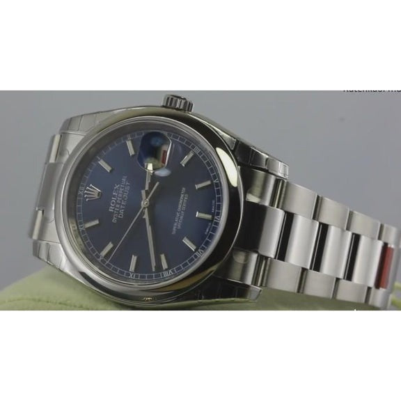 Oyster Bracelet Blue Dial Ss