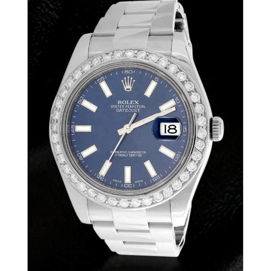 Date Just Ii 41 Mm Blue Dial