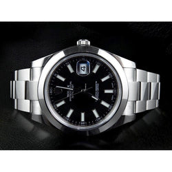 Rolex Date Just Ii 41 Mm Mens Watch Smooth Bezel Ss Bracelet