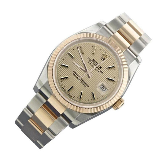 Watch Man Two Tone Yellow Gold