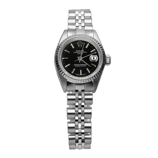 Watch Ss Jubilee Bracelet Black Stick Dial