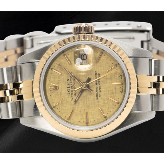 Rolex Two Tone with Precious Stone – main view