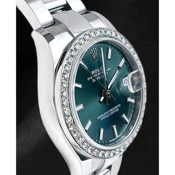 Datejust 31 Diamond Mint Green