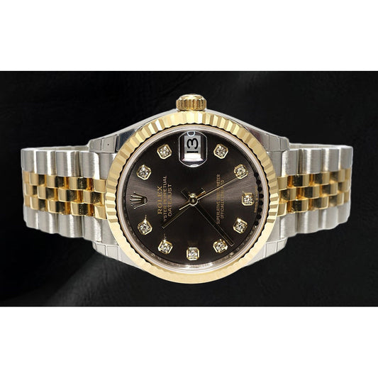 Rolex Datejust 31 Jubilee Yellow Gold Steel Women Watch