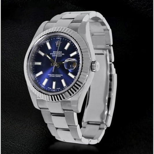 41Mm Blue Dial Men Watch 