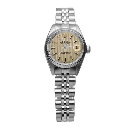 Ladies Watch Ss Jubilee Stick Dial Fluted