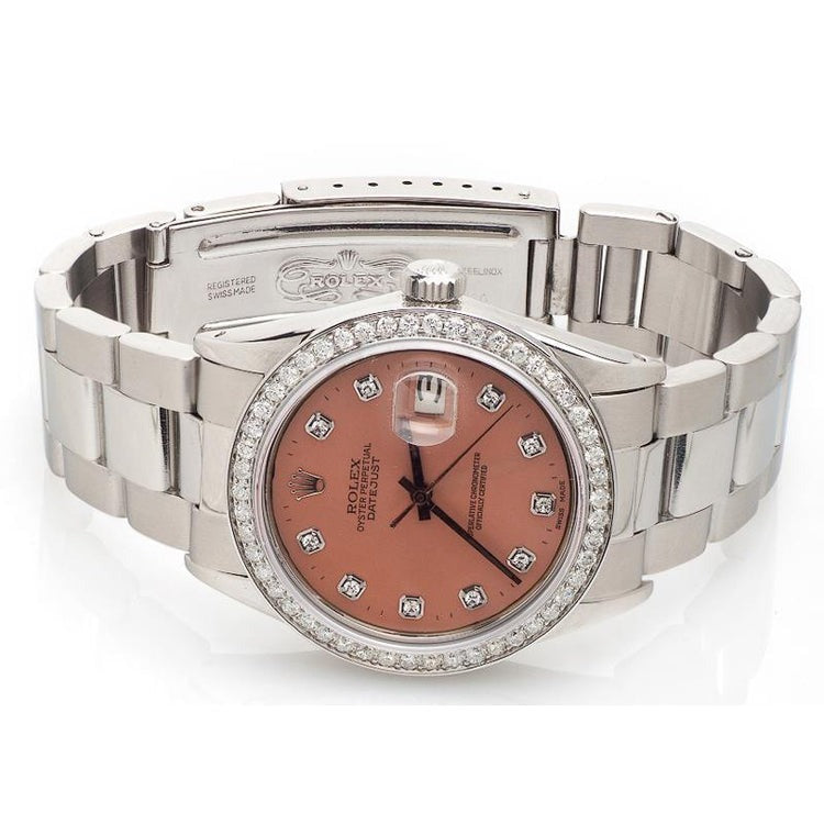 Diamond Bezel Dial Watch