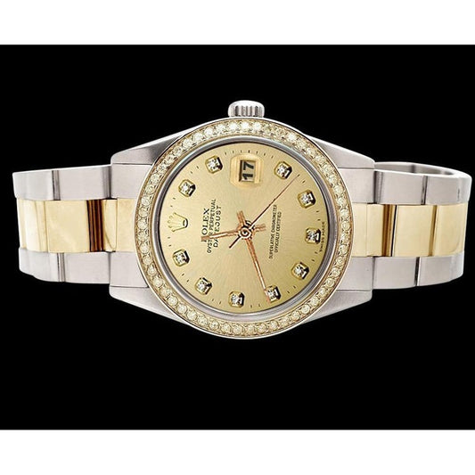 Datejust Ss & Gold Oyster Diamond Dial