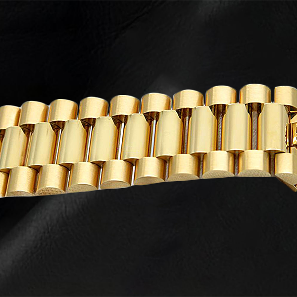 Natural Diamond Rolex – side view