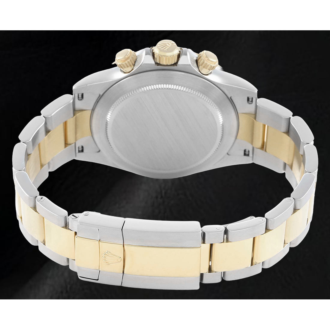 Rolex Two Tone with Gemstone – profile view