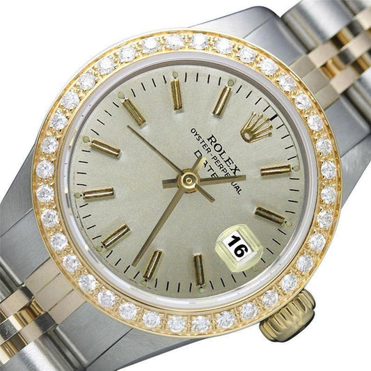 Bezel White Stick Dial Watch Ss G Jubilee