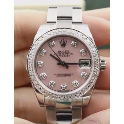 Rolex Dj Watch Pink