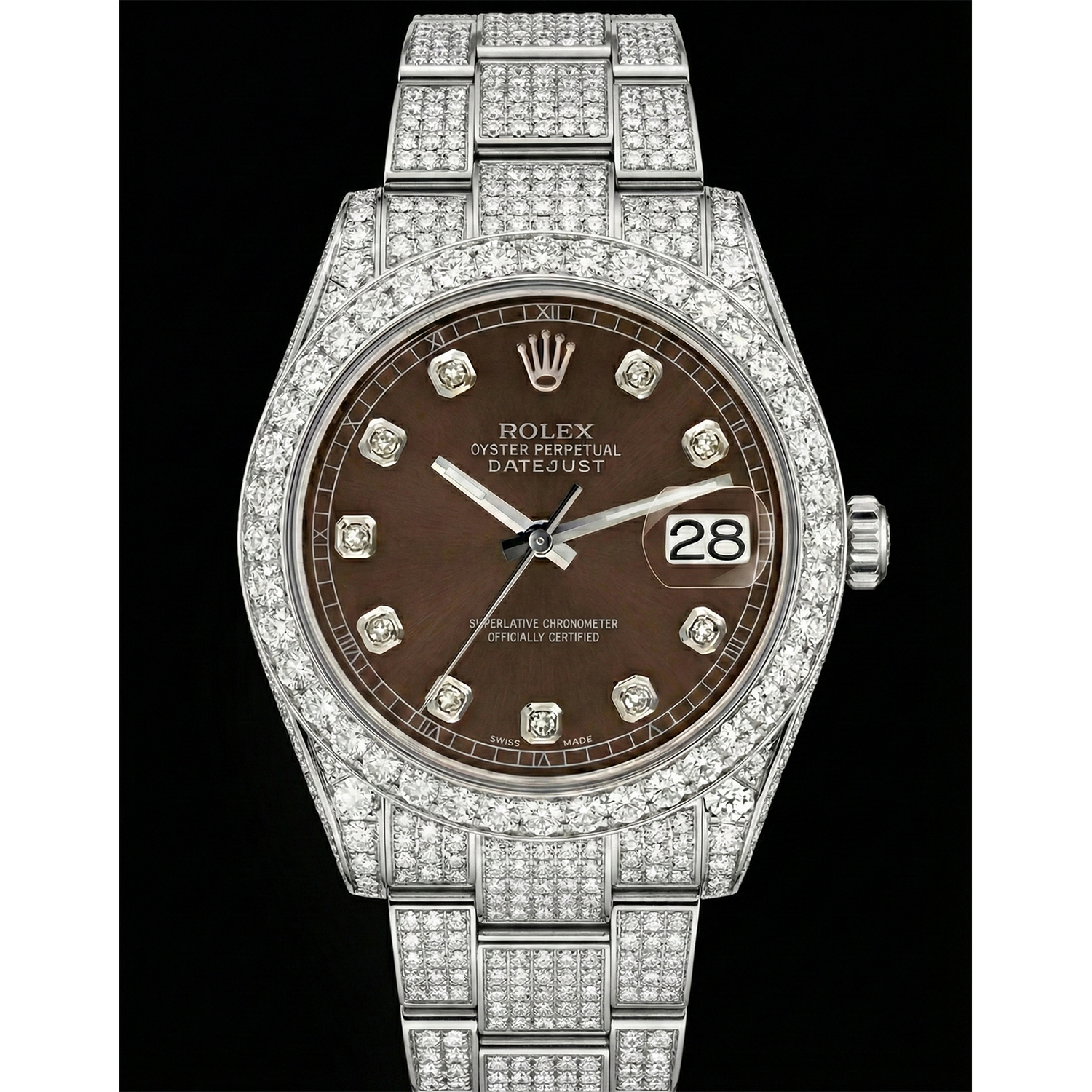Rolex Stainless Steel with Diamond – main view