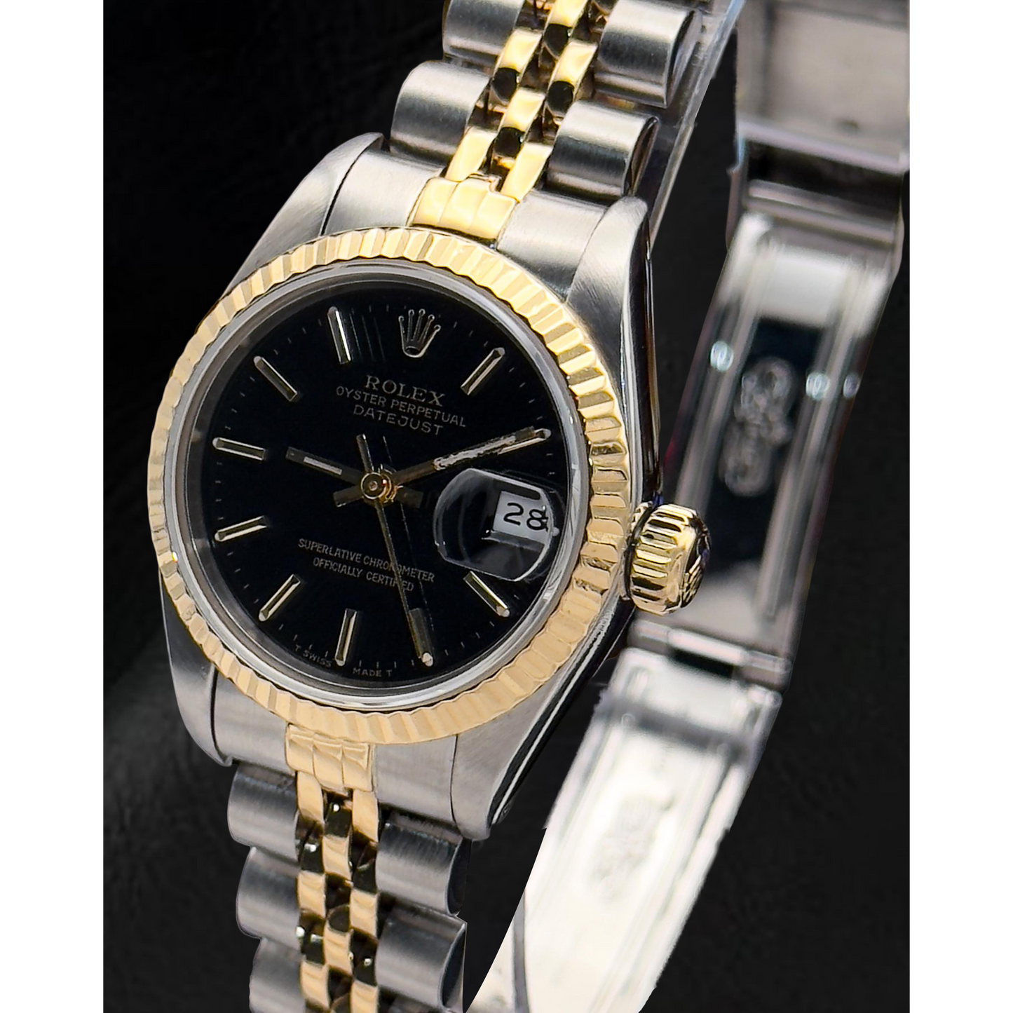 Gemstone Rolex -ct Two Tone – angle view