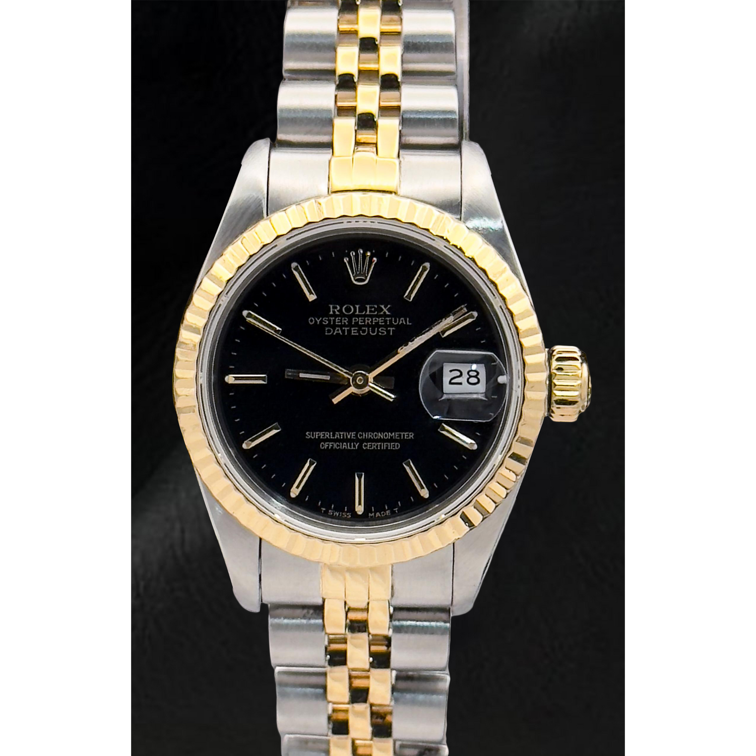 Earth-Mined Gemstone Rolex – main view