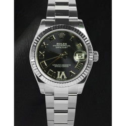 Rolex Lady Datejust 31mm Purple Diamond Dial Stainless Steel Watch