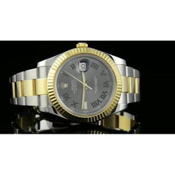 Rolex Oysterbracelet Mens Watch Gary Dial Datejust Ii Ss & Gold