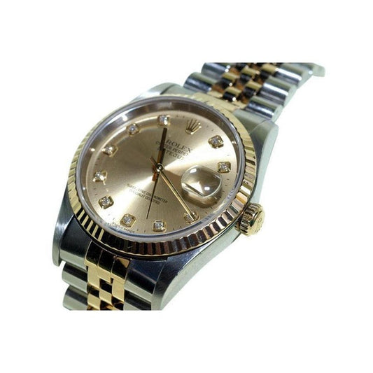 Two Tone Men's Date Just Watch