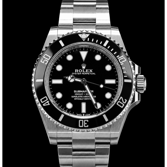 Rolex 124060 Submariner 41mm Stainless Steel Black Dial Watch