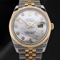 Luxury Pearl Rolex – 0.20 ct Two Tone