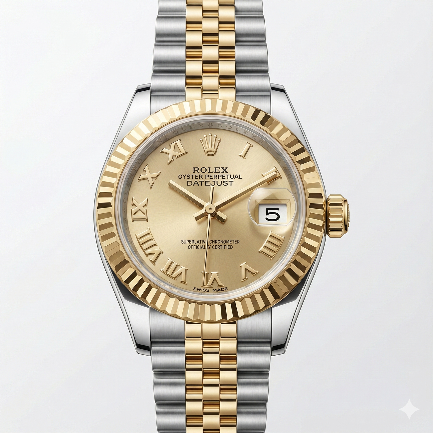 High-End Precious Stone Rolex ct – front view