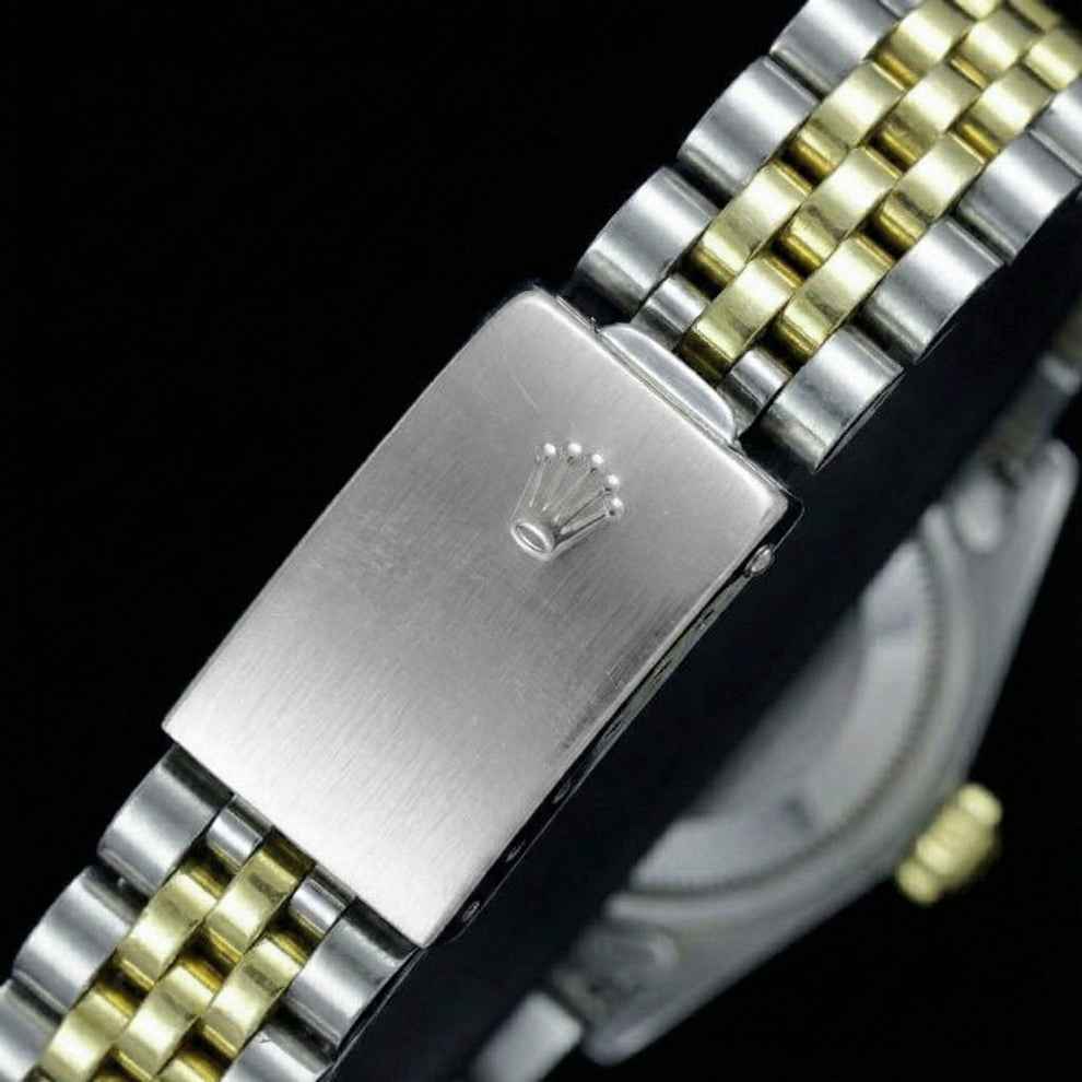 Rolex Two Tone with Pearl – back view