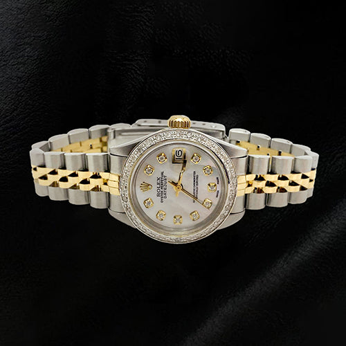 Rolex Date-just Ladies 26mm 18k Yellow Gold & Steel Ladies Watch
