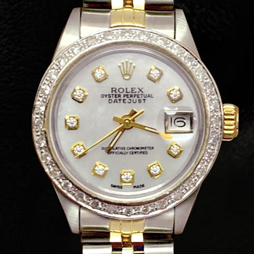 Rolex Date-just Ladies 26mm 18k Yellow Gold & Steel Ladies Watch