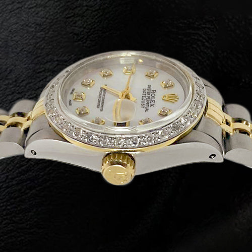 Rolex Date-just Ladies 26mm 18k Yellow Gold & Steel Ladies Watch