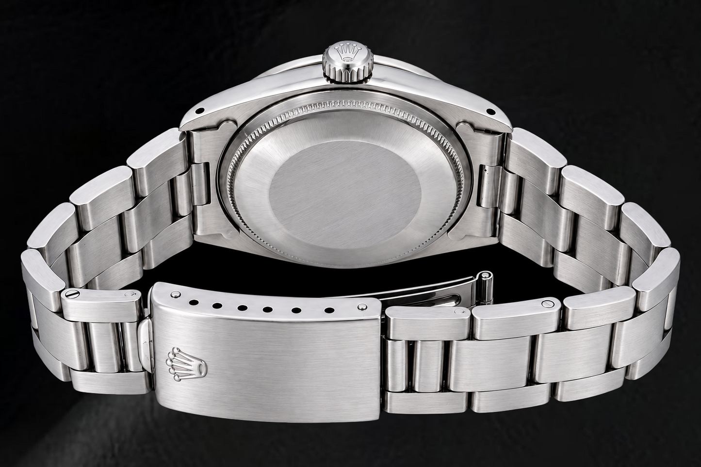 Rolex Date 1500 34mm Turquoise Diamond Dial Stainless Steel Watch