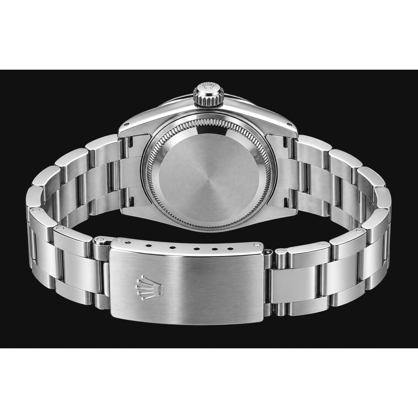 Rolex Date 1500 34mm White Mother Of Pearl Diamond Dial Stainless Steel