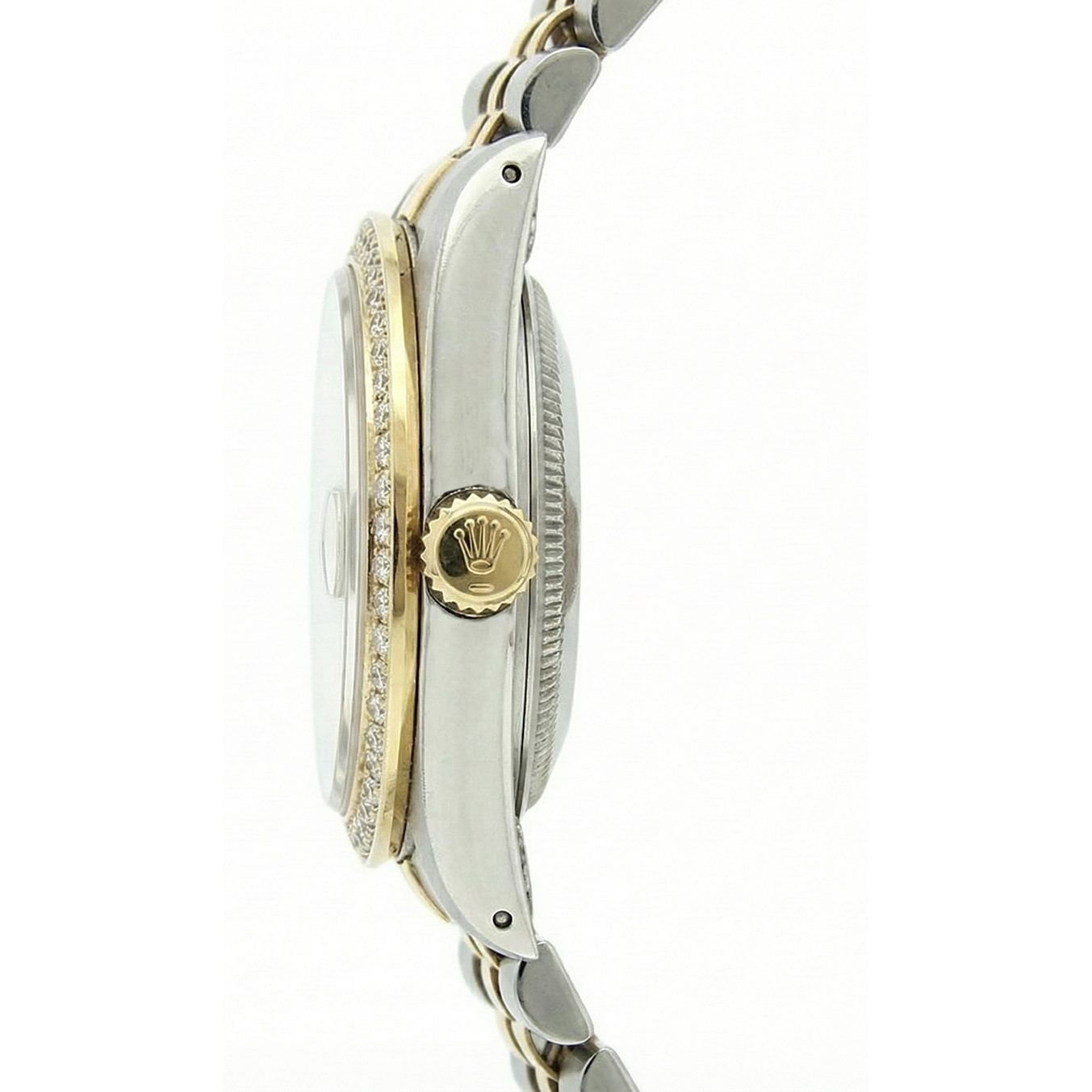 Rolex Date Just Lady Watch Stick Dial Ss & Yellow Gold