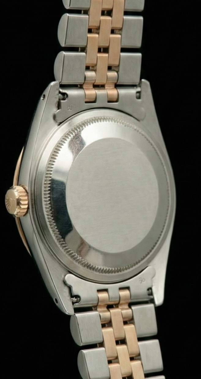 Rolex Date Just Women Watch Ss & Yellow Gold Fluted Bezel