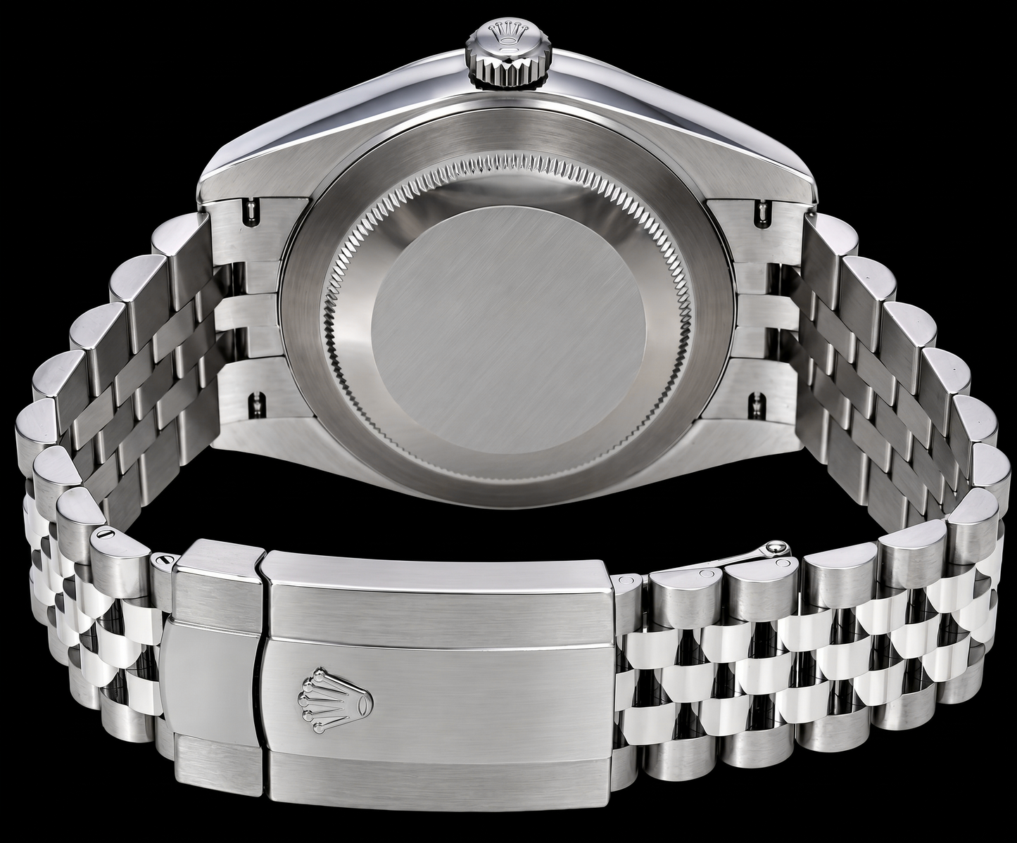 Rolex Datejust 126300 41mm Black Mother of Pearl Roman Diamond Dial Stainless Steel Watch