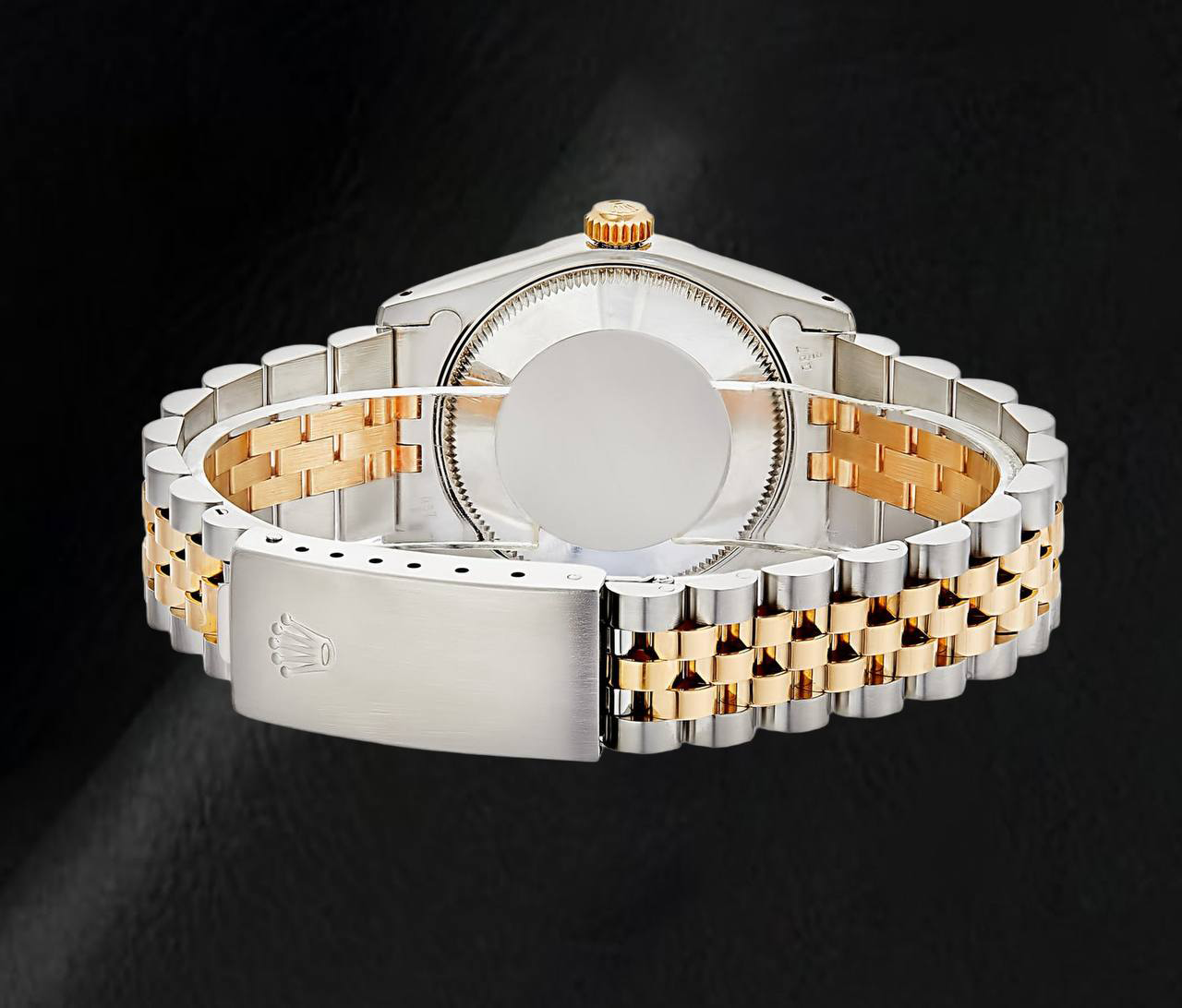 Rolex Datejust 1601 36mm Champagne Stick Dial Two Tone Watch