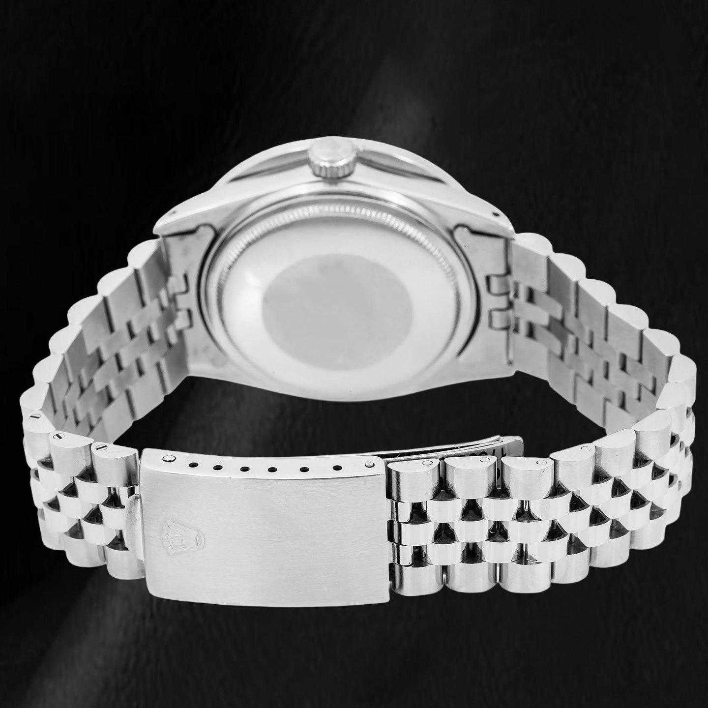 Rolex Datejust 16030 36mm Black String Diamond Dial Stainless Steel Watch
