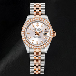 Rolex Datejust 179171 26mm Sundust Stick Dial Two Tone Watch