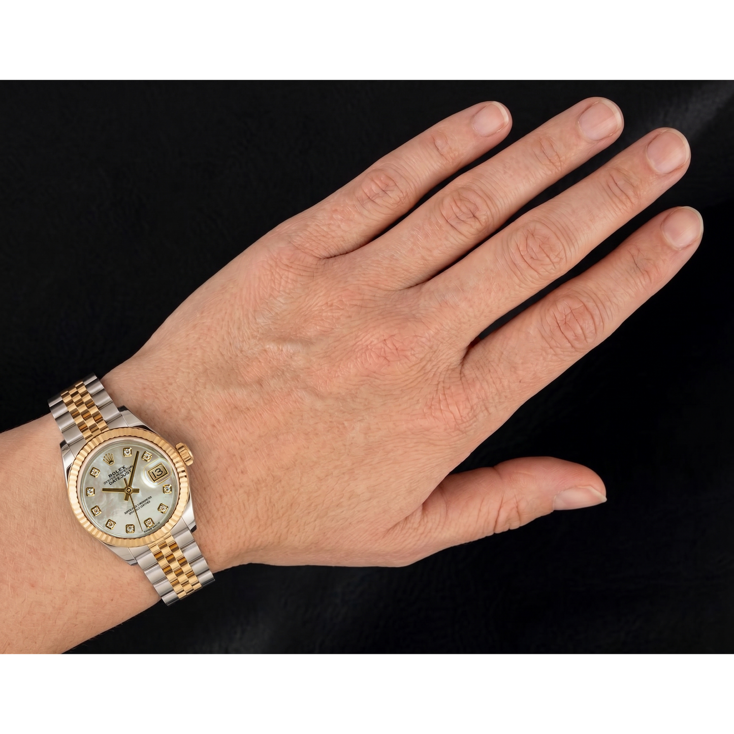 Rolex Datejust 279173 Mother of Pearl Diamond Dial 28 mm Women Watch