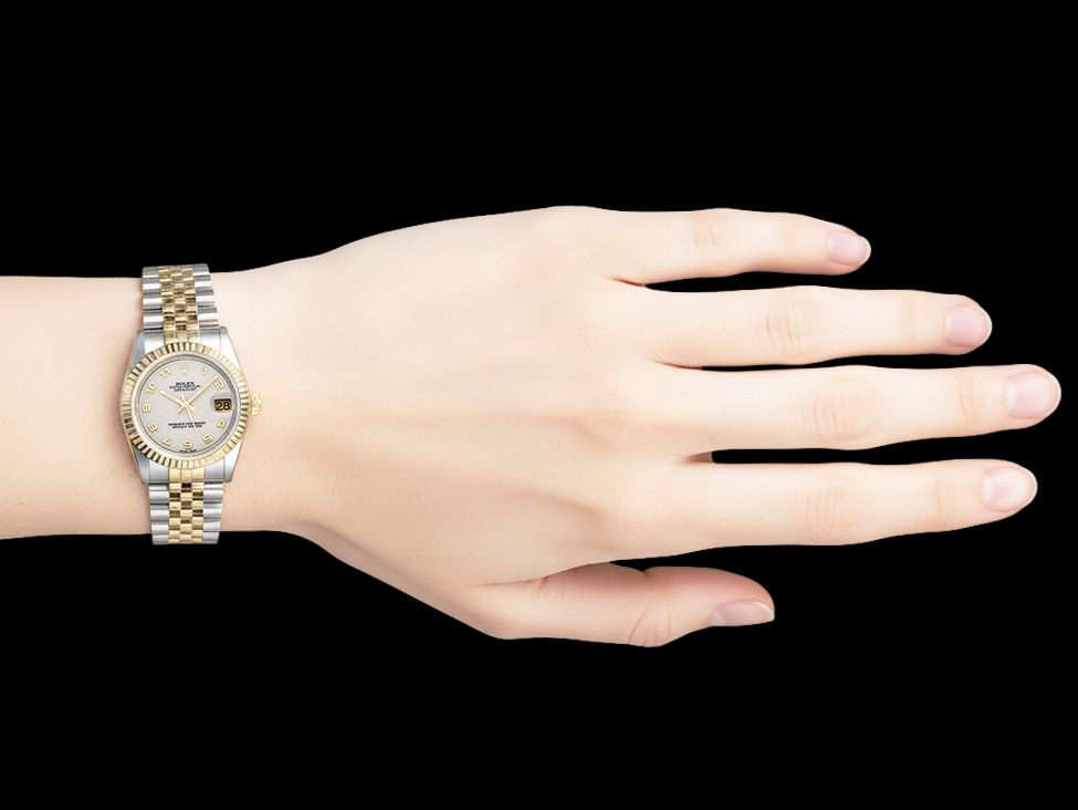 Rolex Datejust 31 Pink Jubilee Two Tone Ladies Watch