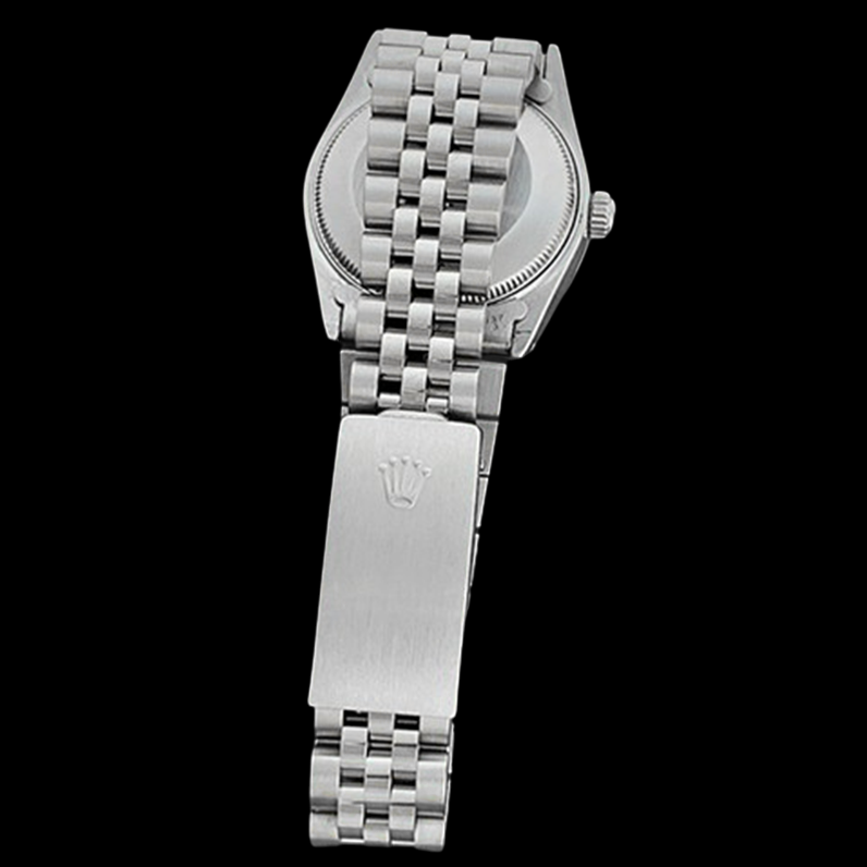 Rolex Datejust 31 mm Black Stick Dial Stainless Steel Watch