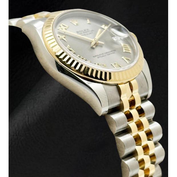 Rolex Two Tone with Gemstone – angle view
